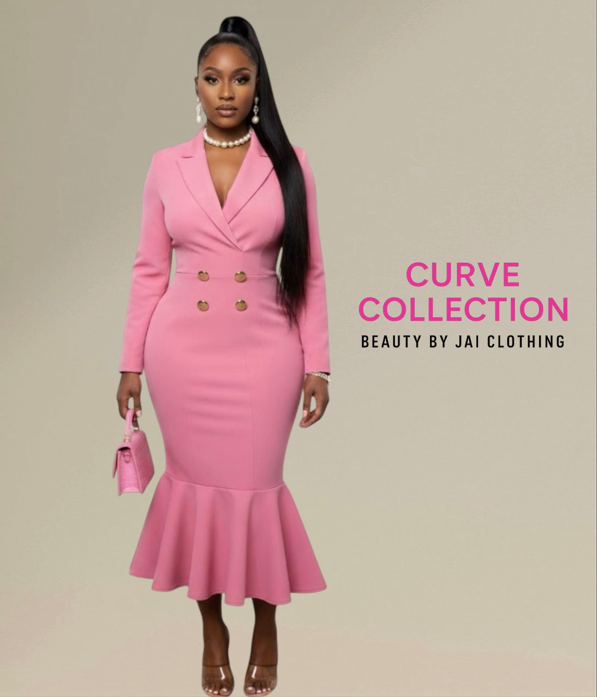 Pink Reign Blazer Dress