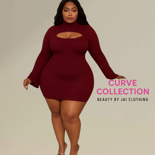 Velvet Ember Mini Dress