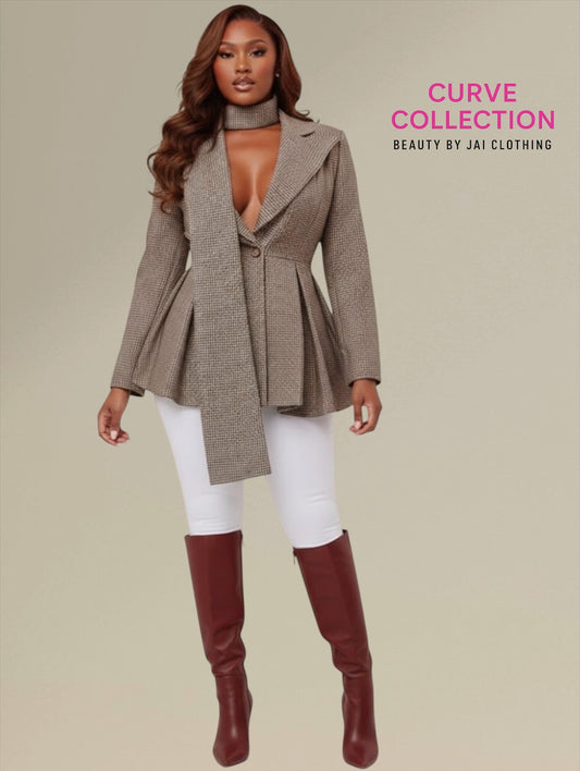 Bold Top (Scarf Included)