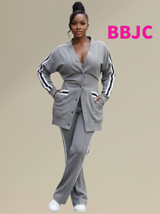 Confident Stripe Set